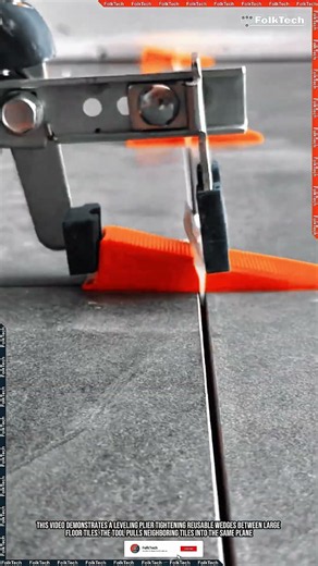 Tile Leveling Tool: Perfect Flat Alignment #tool #tools #innovation