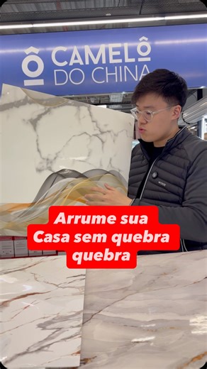 Camelô do China on Instagram: "✨ Transforme sua casa sem reforma! ✨ O revestimento em PVC 60x60 é perfeito pra dar aquele up no banheiro, quarto ou cozinha: ✔️ Resistente e prático ✔️ Várias cores ✔️ Fácil aplicação, sem quebra-quebra 👉 Pacote com 10 placas por apenas R$58,00! 📍 Vem garantir no Camelô do China – Rua João Teodoro, 1219 – 1º andar – Shopping VHT – Brás – SP"