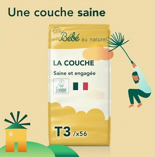 La couche écologique Bébé au Naturel : Une couche saine !