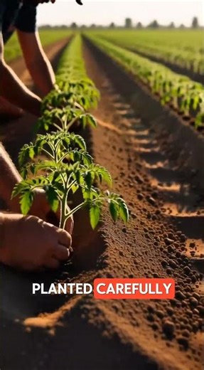 From Desert to Tomato Farm 🍅 | Incredible Farming Results #reelschallenge #shorts #usa