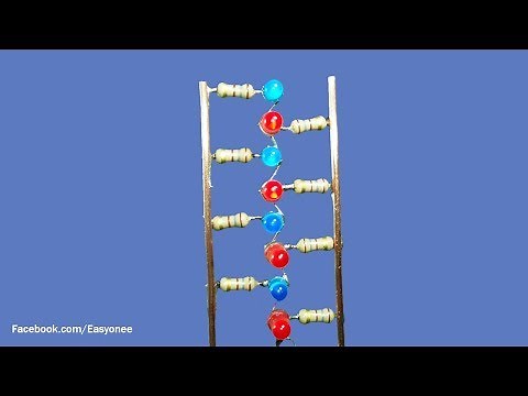 How to Make 555 astable Multivibrator LED Blinker