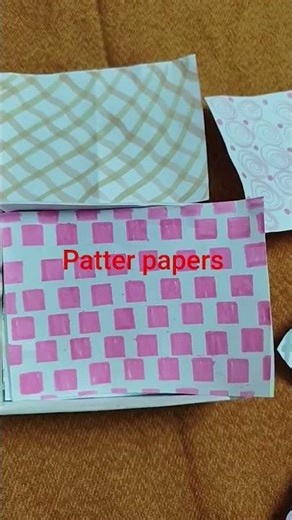 pattern papers# diy#craft#journaling #viralshortvideo