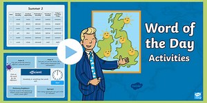 Year 1 Summer 2 Word of the Day PowerPoint