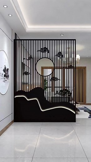 10K views · 31 reactions | Screen partition design Metal screen panel Room divider Room partition decor #reelsfbシ #homeinteriors #roomdecor #roompartition #roomdivider #screenpanel | Unique Decor Ideas | Facebook