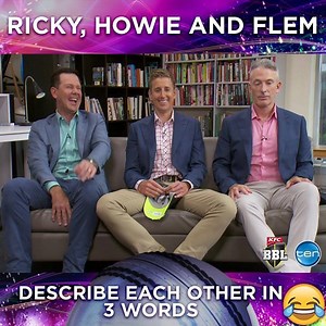9.3K views · 80 reactions | We asked Ricky, Howie and Flem to describe each other in three words and... well, just watch  | 10 Sport | Facebook