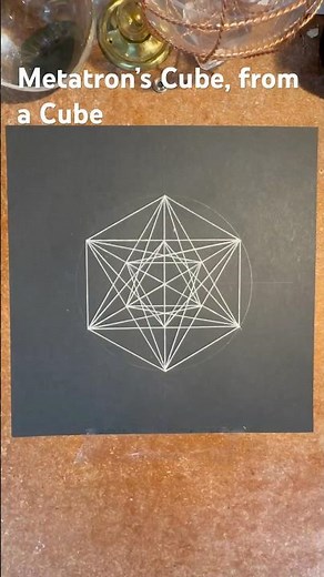 How to draw Metatron’s Cube from a club. Using the ‪@KnewGeometry‬ method. Fast