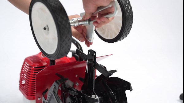 2-Stroke 52CC Mini Tiller Cultivator, 1650W 7000r/min Powerful Tillers w/ 4-Inch Tilling Depth & 4 Blades, Air-Cooled Gasoline Tiller and Cultivator Rototillers Tool for Garden Lawn