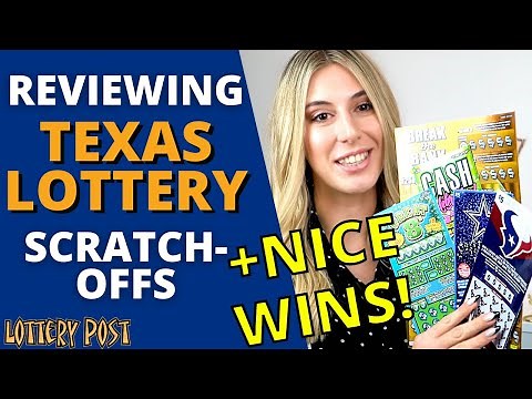 REVIEWING TEXAS LOTTERY SCRATCH-OFFS (NICE WINS!)