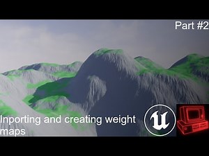 Importing and creating weight maps | UE5 Landscape tutorial series