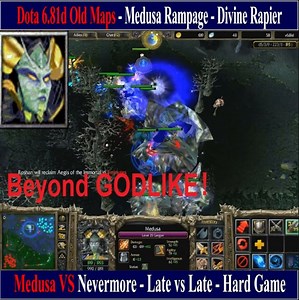 23K views · 203 reactions | Dota 6.81d Old Maps - Medusa Rampage - Divine Rapier Game: DOTA - Warcraft III Player: TheBaltazarTV ⚓️Platform: ICCup Maps 6.83s R64 隸‍♂️Content editor: Gs Trần ❗️Licensed content Thank for Watching! #dota #GsTran #gaming | DOTA Community | Facebook