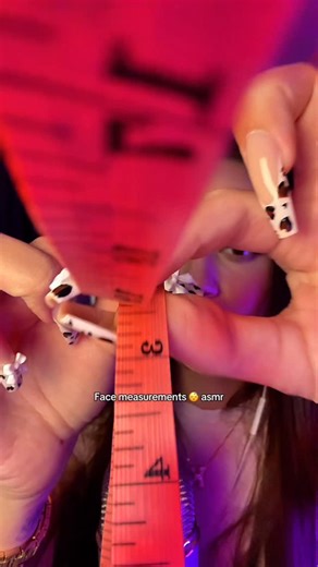 96K views · 1.1K reactions | Face measurements  inaudible whisper asmr for sleep and relaxation  #asmr #asmrsounds #asmrvideo #sleep #tingles | Kaitlyn Fall Asmr | Facebook