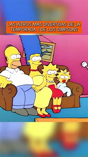 INTROS MAS DIVERTIDAS DE LA TEMPORADA 1 DE LOS SIMPSONS ｜ #shorts #simpsons #cartoon