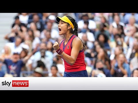 British tennis star Emma Raducanu wins US Open