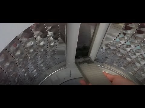 How to clean Samsung WA80F5G4DJW Top Loader Washing Machine Filter