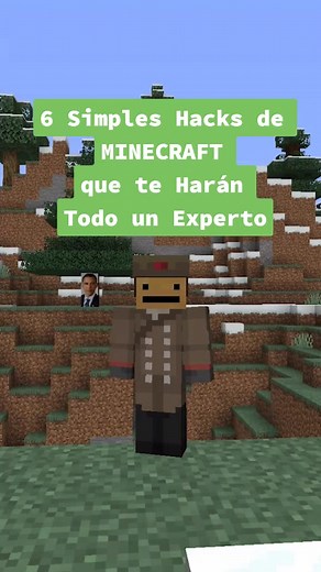 6 Simples Hacks de Minecraft que te Harán Todo un Experto #minecraft #minecrafttutorial #minecrafthacks #minecraftmemes
