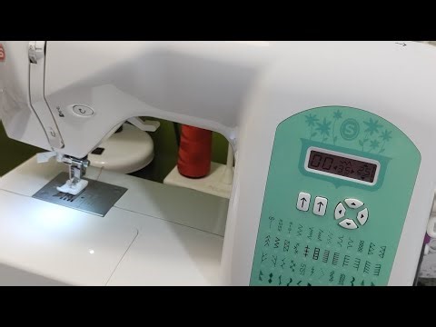 Embroidering with the singer starlet 6660 - stitch 16