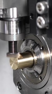 A Closer Look at the Machining Process of the swiss machine👍👍👍 www.silvercnc.com | Silver CNC Machinist