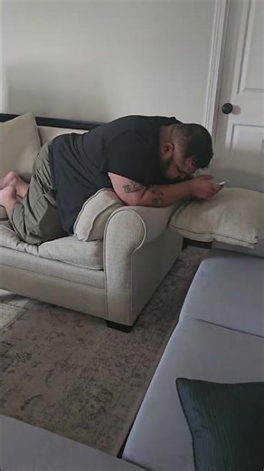 My colleague's strange way of sleeping