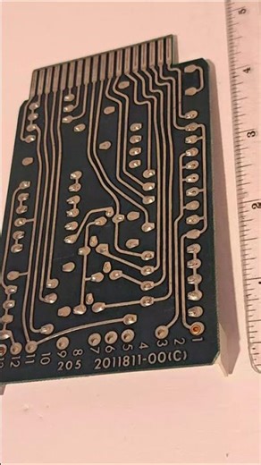 Vintage plug-in logic module circuit board - 1960s #DreamTrackAI #vintageelectronics #univac