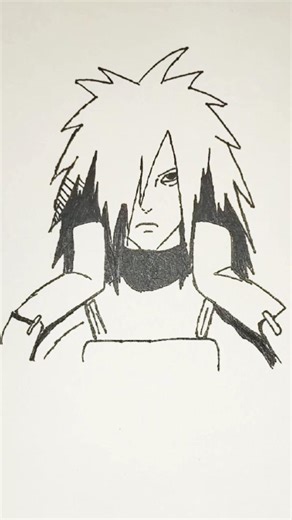 Madara Uchiha drawing#shorts #trending