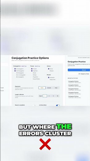 Master Verb Conjugation: Instant Feedback & Error Analysis