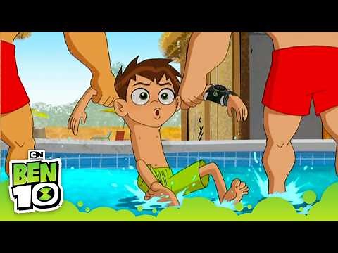 Ben 10 | Ben Gets Caught Spying on Gwen and Frightwig | All Wet | Cartoon Network