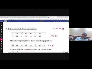 7.1 Sampling Error of the Sample Mean