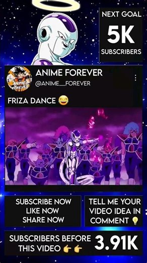 Friza Dance 🤣|#anime #dragonball