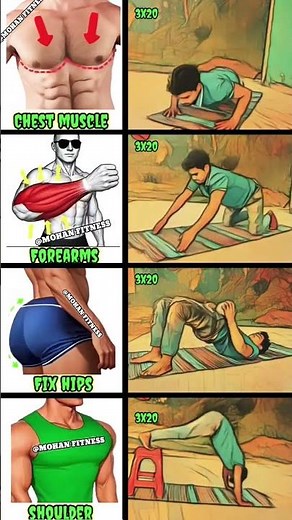 Upper body Chest, Forearms, Hips & Shoulder Workout 🔥 #ChestWorkout #Forearms #HipFix #ShoulderDay