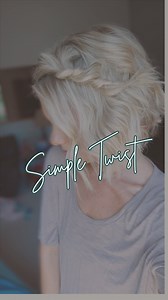 63K views · 133 reactions |  LIKE & SAVE so you can comeback!! Who’s ready for some more simple hair tutorials? I’m so excited to be bringing them back after giving my hair a few months off 浪浪 If you try this go ahead and tag me!! Share this with a girlfriend and like/save this to use for reference when you’re ready to give it a whirl!! #shorthairtutorials #bluntbob #newhaircut #simplebraids #simpleupdo #simplehairstyles | Amanda Joy Beauty | Facebook