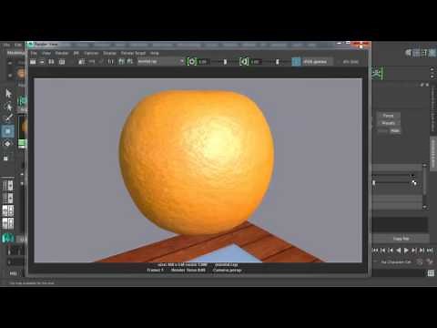 Model an Orange Maya 2016 Tutorial