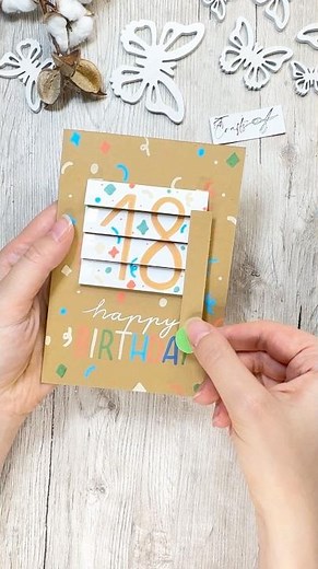 🎉 Cool interactive DIY birthday card #diy #craftinginstructions #crafting #birthdaycard