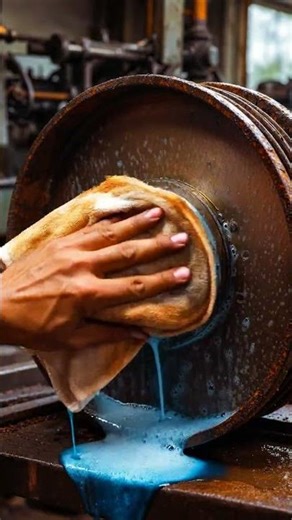 🛞 Satisfying Rust Removal from a Heavy Pulley Wheel