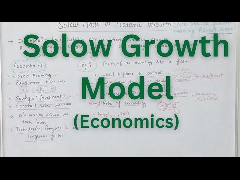 Solow Growth Model|| By Komal Mam