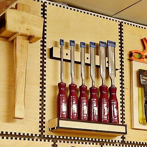 French Cleat Magnetic Chisel Holder - Laser Cut Workshop Organizer DIY Digital Files (DXF, SVG) - Etsy