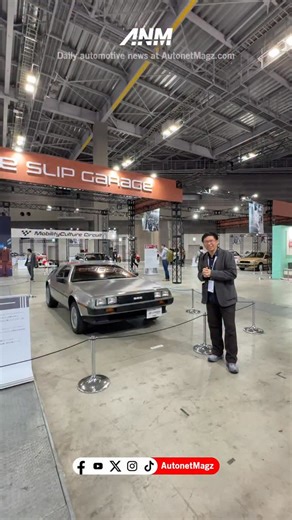 3.9K views · 19 reactions | Siapa yang masih ingat film Back To The Future? Film yang ikonik dengan mobil “The Time Machine” menggunakan DMC Delorean yang bisa menjelahahi waktu. dan di Japan Mobility Show ini, kami berkesempatan melihat mobil aslinya langsung! Jadi nostalgia ya  | Majalah Otomotif Online, Autonet Magz | Facebook