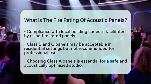 What Is The Fire Rating Of Acoustic Panels? - Electronic Mix Masters