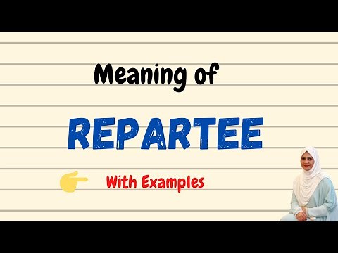 Daily vocabulary | Repartee Meaning | Vocabgram