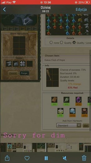 Gladiatus level 118 Forging Winter Time -70% Silvers Only