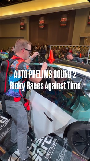 This is the point of NO RETURNS, NO REDOS ⚔️ The point where the time on the clock does not match the time needed to replace the tint. @ricky.miller_ and @windowtinter.eth of @greenvalleywindowtint race against the clock on the @solargardwindowfilm tesla battle car The pressure of a tinter battles competition is unlike anything else in the world. This is the Tinter Battles Teams’ Auto Division. 18 teams entered. DEFENDING CHAMPIONS: @mikepowell1215 @soakshield2.0 team @autobahn_films Tinter Batt