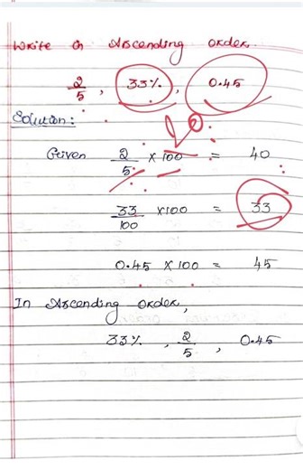 Write Ascending order