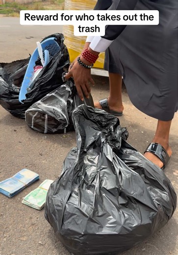 Reward for Taking Out the Trash: A Moral Lesson