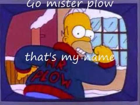 Mr Plow with lyrics