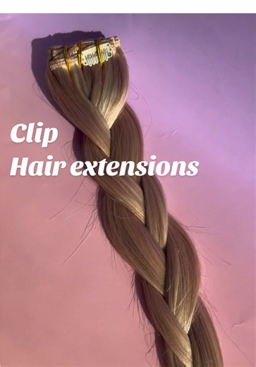 Moresoo 100% Human Hair Clip-in Extensions in P16/22 #clipinhairextensions #cliphair #hairextensions #hairtok #tiktokshopjumpstartsale