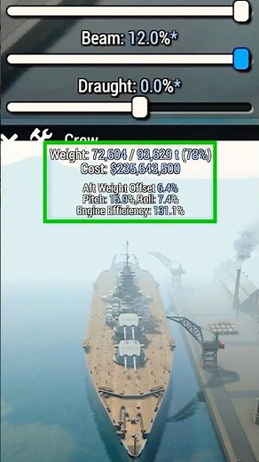 Beam + Draught (Ultimate Admiral Dreadnoughts Tutorial)#shorts#ultimateadmiraldreadnoughts#tutorial