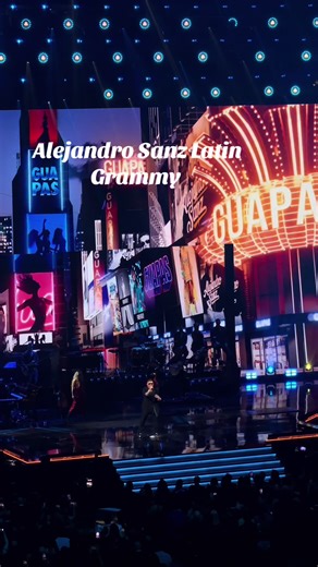 Presentación @Alejandro Sanz #latingrammy #viral #musicvideo