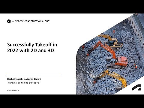 Construction Cost Estimation with Autodesk Takeoff in 2D & 3D