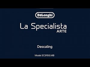 La Specialista Arte / Arte Evo | How to descale your coffee machine
