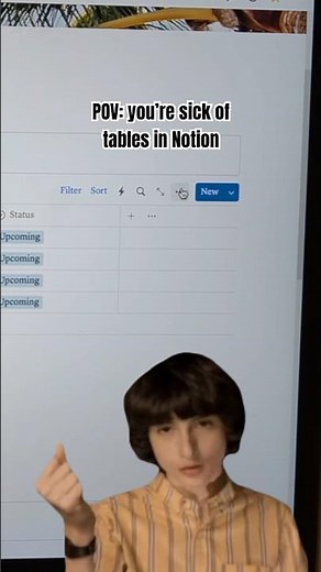 Make your Notion setup more aesthetic with a gallery view! #notion #notiontips #notiontutorial