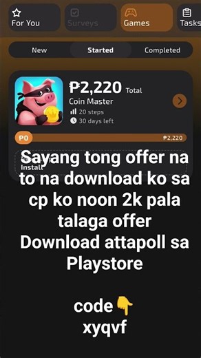 Play to earn on Attapoll and answer surveys